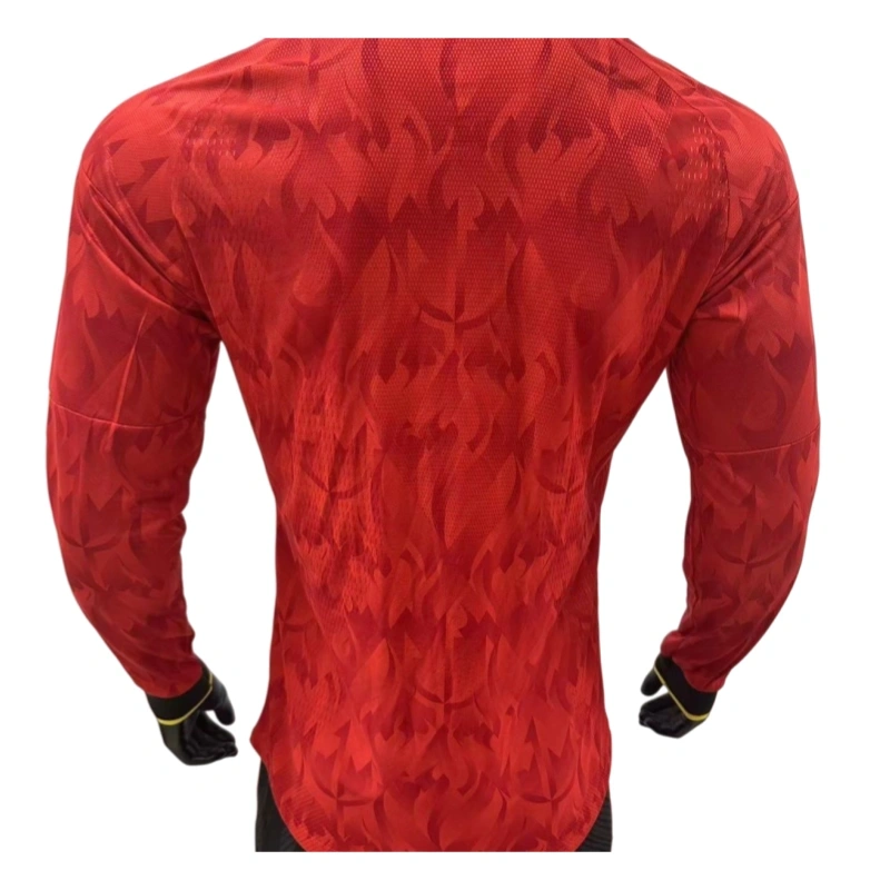 Belgium 2026 Home Long Jerseys- Player Version