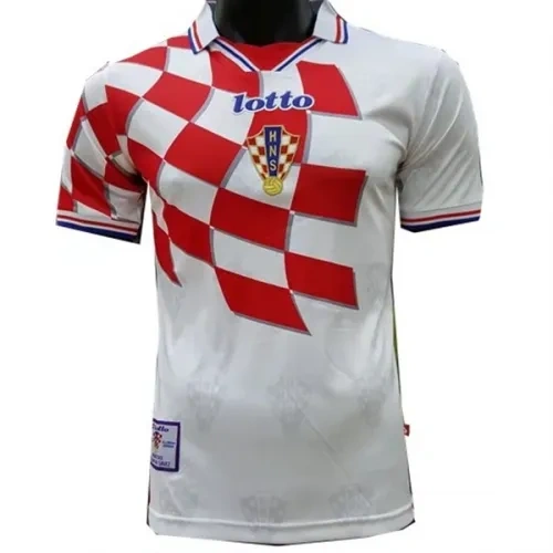 Retro Croatia 98 Home Jersey