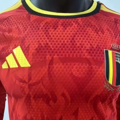Belgium 2026 Home Long Jerseys- Player Version