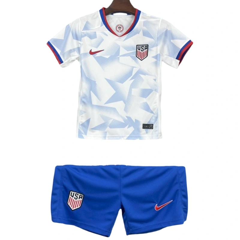 USA 2025 Home Kids Kit(Jersey+Shorts)