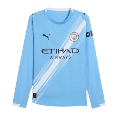Manchester City 25-26 Home Long Jersey - Fans Version