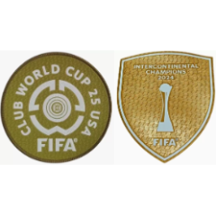 club world cup 25 usa badge & 2024 intercontinental champions badge