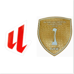 25/26 la liga badge & 2024 intercontinental champions badge
