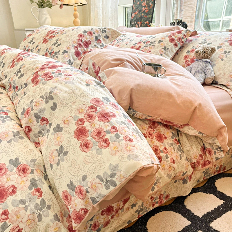 Pure cotton four piece set