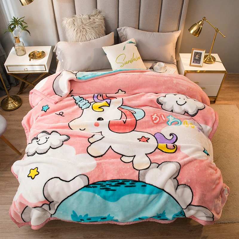 Milk fleece blanket