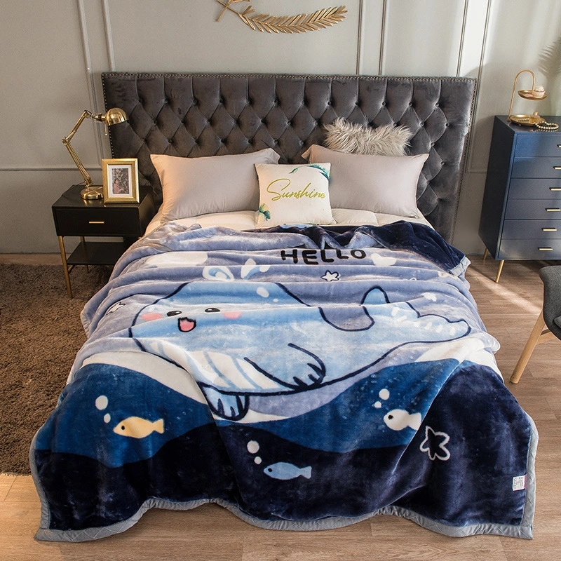 Milk fleece blanket