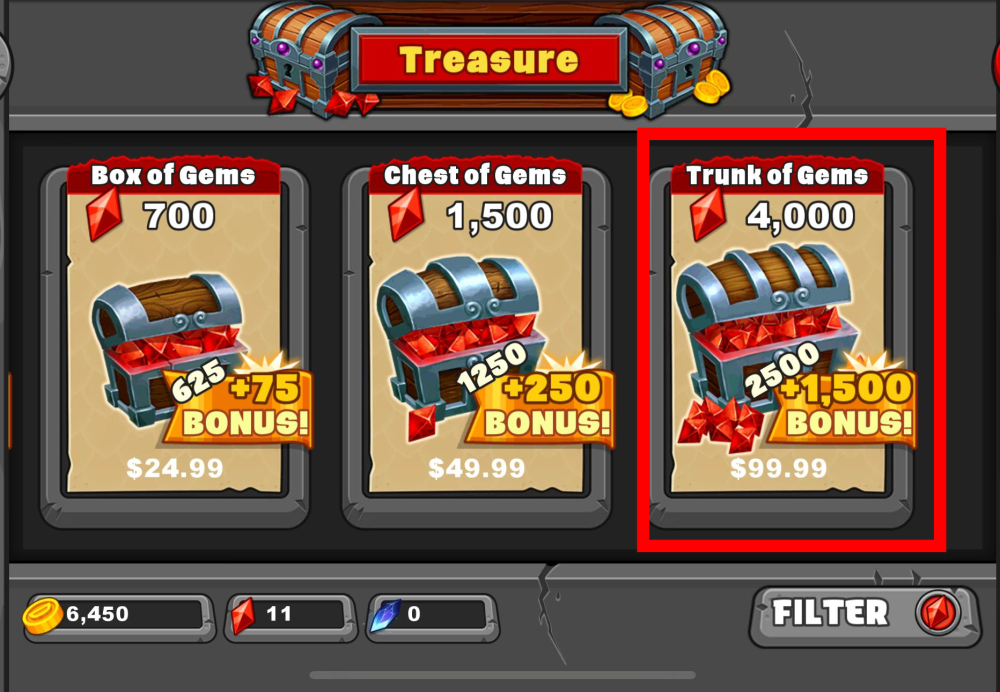 DragonVale Gems