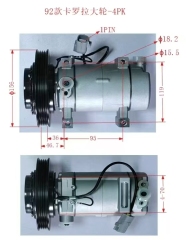 For Toyota Corolla 7 Marino AE101 Sprinter OE:88320-12780 /