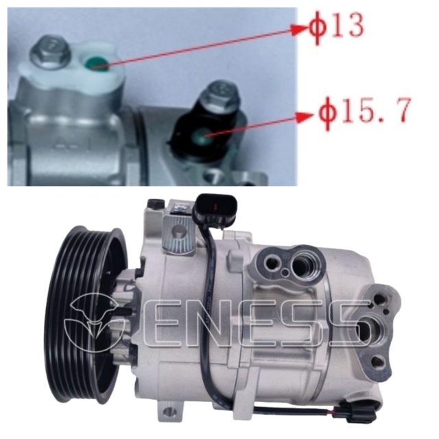 DVE16N 6PK 120mm For HYUNDAI TUCSON 2.0 Diesel 2015-2020 OE:97701-D3000 /KIA SPORTAGE 2.0 Diesel  2015-2022