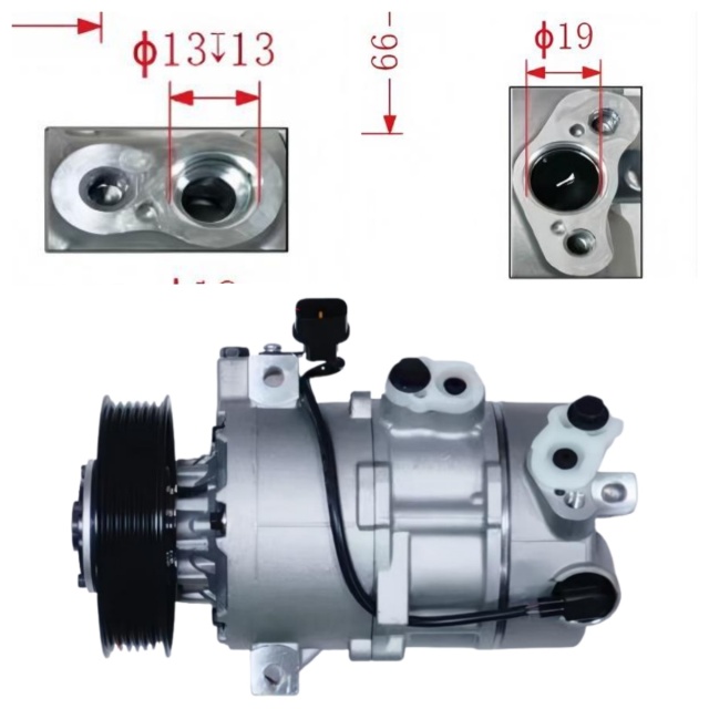 DVE16N 6PK 120mm For HYUNDAI