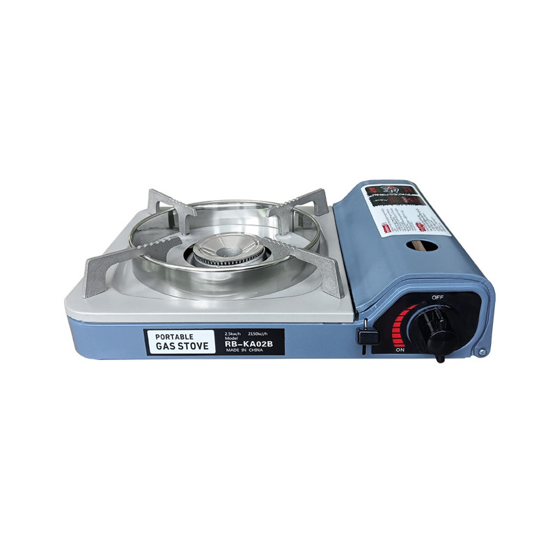 Portable Small Burner Butane Gas Stove Camping Outdoor Single-cooker Cooktop with Flameout Protection