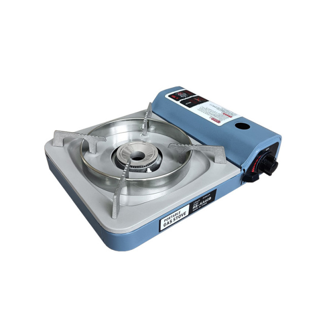 Portable Small Burner Butane Gas Stove Camping Outdoor Single-cooker Cooktop with Flameout Protection
