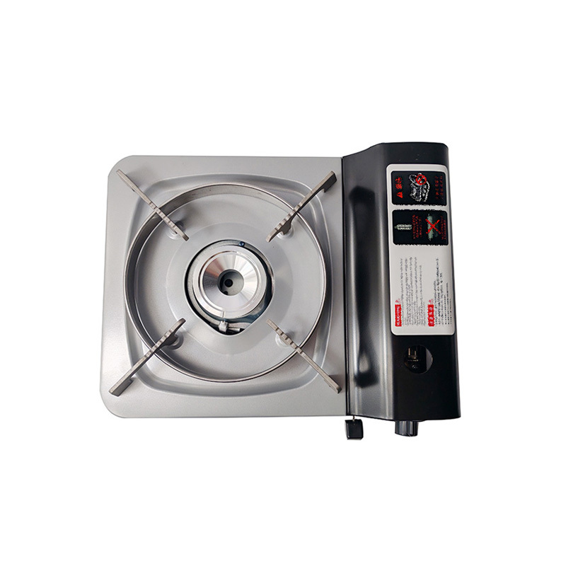 Portable Small Burner Butane Gas Stove Camping Outdoor Single-cooker Cooktop with Flameout Protection