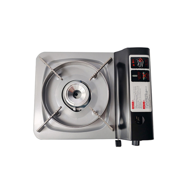 Portable Small Burner Butane Gas Stove Camping Outdoor Single-cooker Cooktop with Flameout Protection