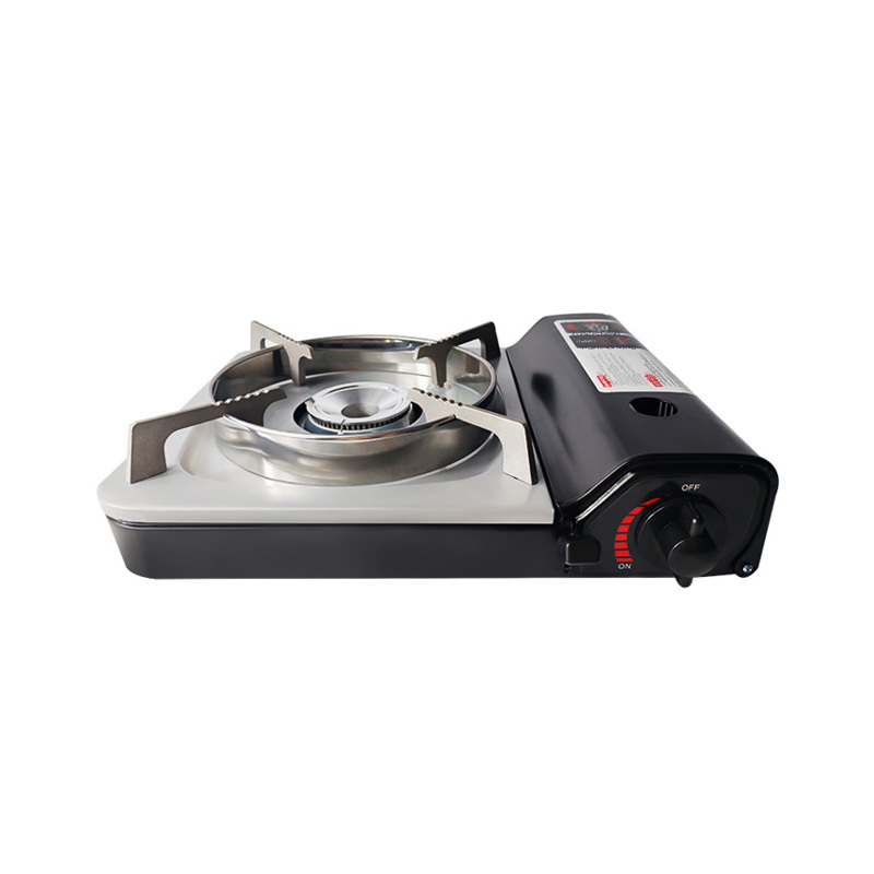 Portable Small Burner Butane Gas Stove Camping Outdoor Single-cooker Cooktop with Flameout Protection