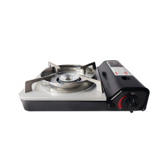 Portable Small Burner Butane Gas Stove Camping Outdoor Single-cooker Cooktop with Flameout Protection