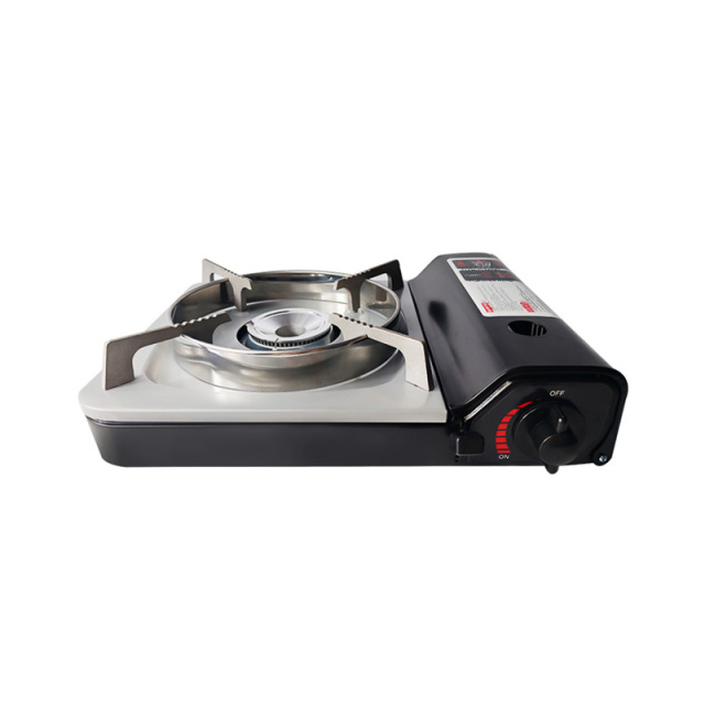 Portable Small Burner Butane Gas Stove Camping Outdoor Single-cooker Cooktop with Flameout Protection