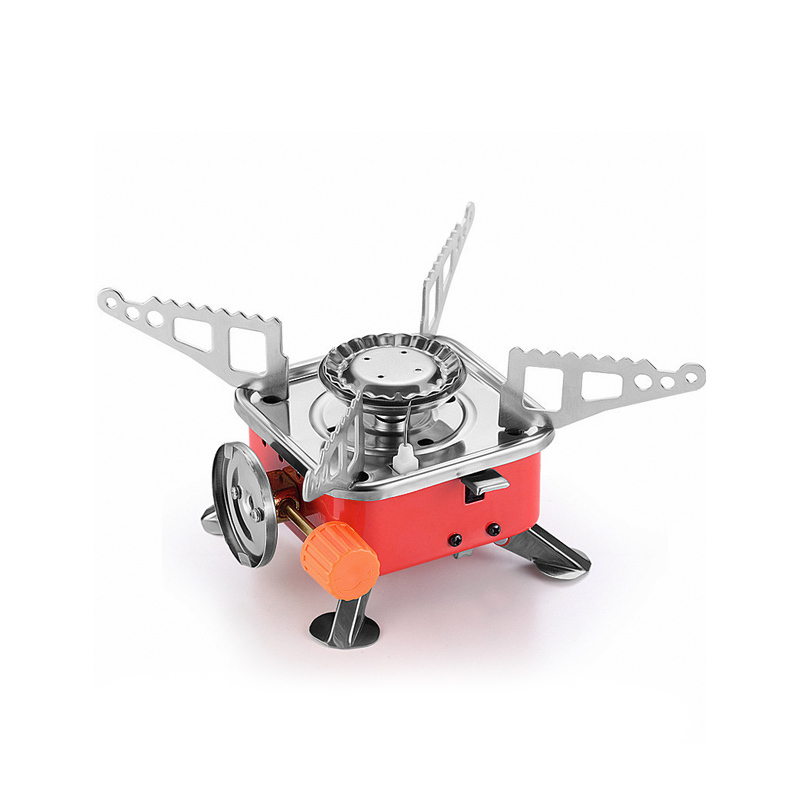Outdoor Aluminum Portable Butane Gas Stove Ultralight Picnic Camping Folded Mini Gas Stove
