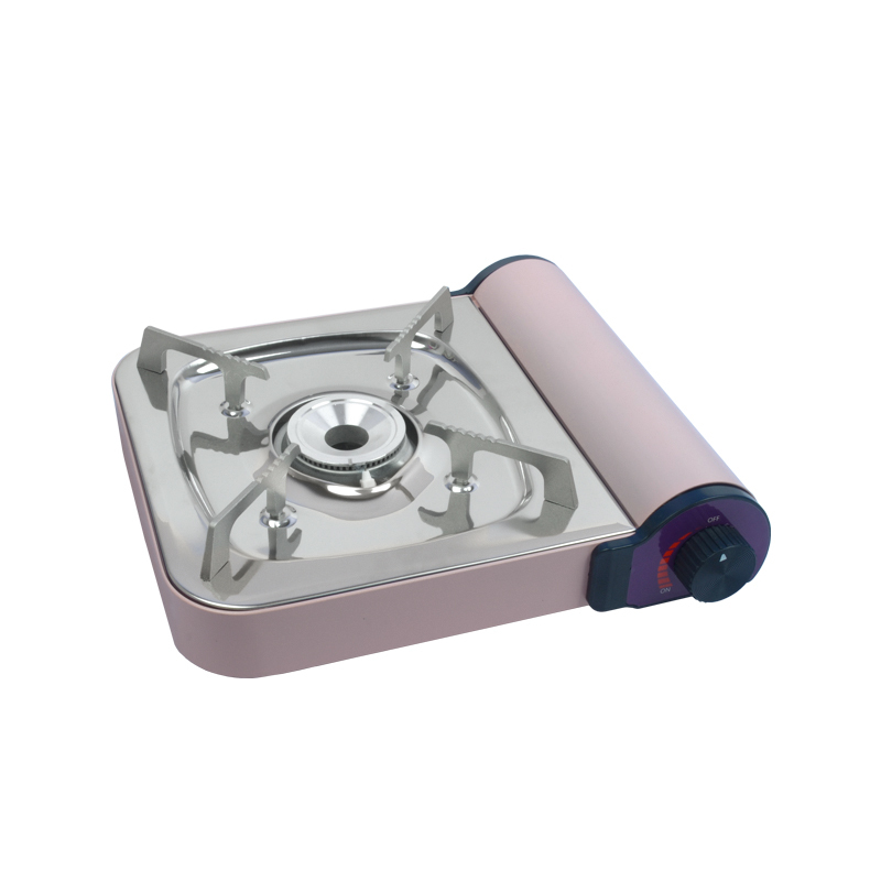 Single Dual-use Outdoor Camping Propane Butane Cooking Burner Portable Gas Stove with Carrying