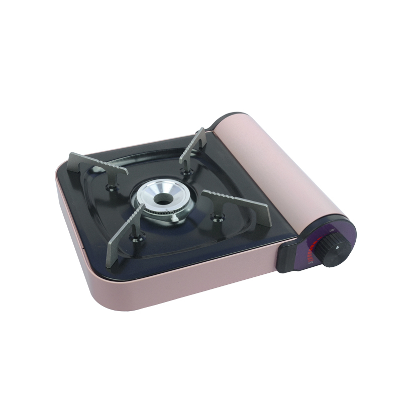 Single Dual-use Outdoor Camping Propane Butane Cooking Burner Portable Gas Stove with Carrying