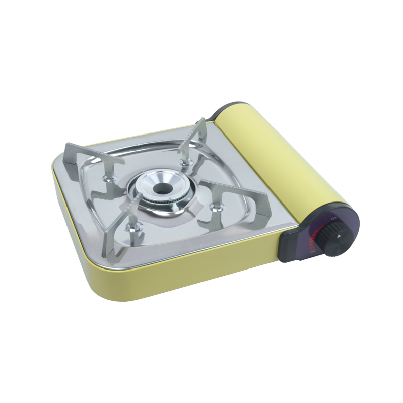 Single Dual-use Outdoor Camping Propane Butane Cooking Burner Portable Gas Stove with Carrying