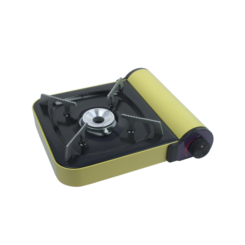 Single Dual-use Outdoor Camping Propane Butane Cooking Burner Portable Gas Stove with Carrying
