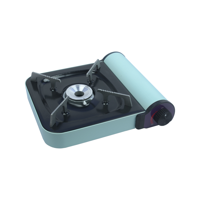 Single Dual-use Outdoor Camping Propane Butane Cooking Burner Portable Gas Stove with Carrying