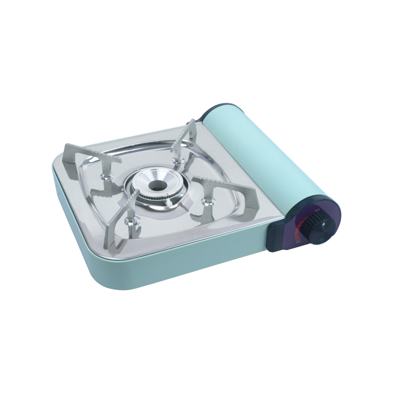 Single Dual-use Outdoor Camping Propane Butane Cooking Burner Portable Gas Stove with Carrying