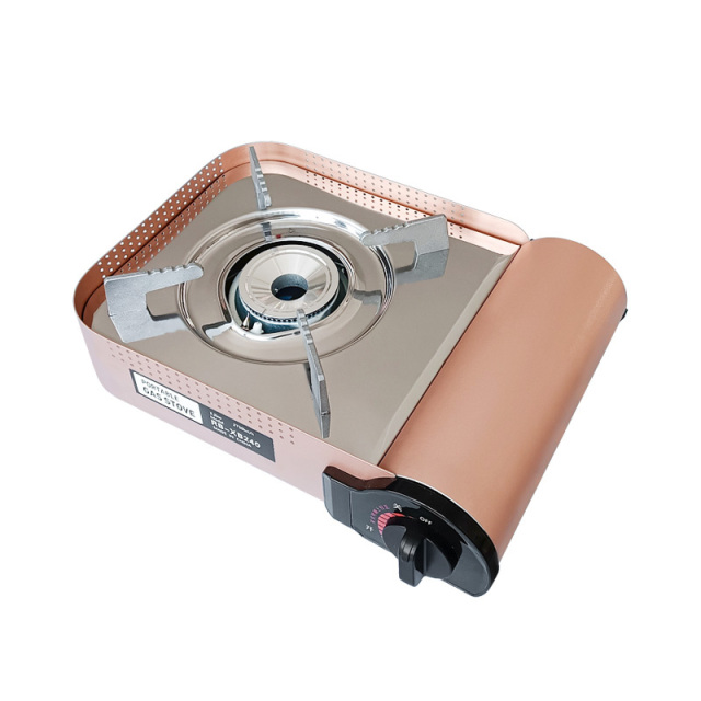 Portable Gas Stove with Strong Firepower, Ideal for Outdoor Camping, Home Kitchen Use, and Hot Pot Cooking