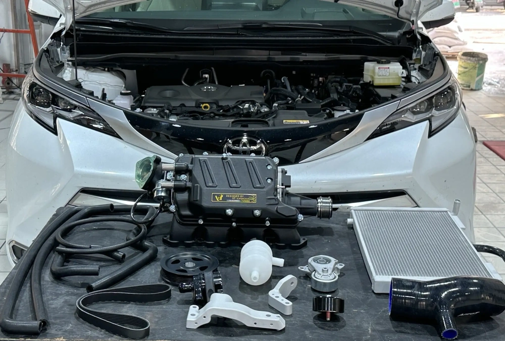 Toyota Sienna 2.5L Hybrid Upgraded VT Supercharger Kit  Sienna VT Supercharger Kits