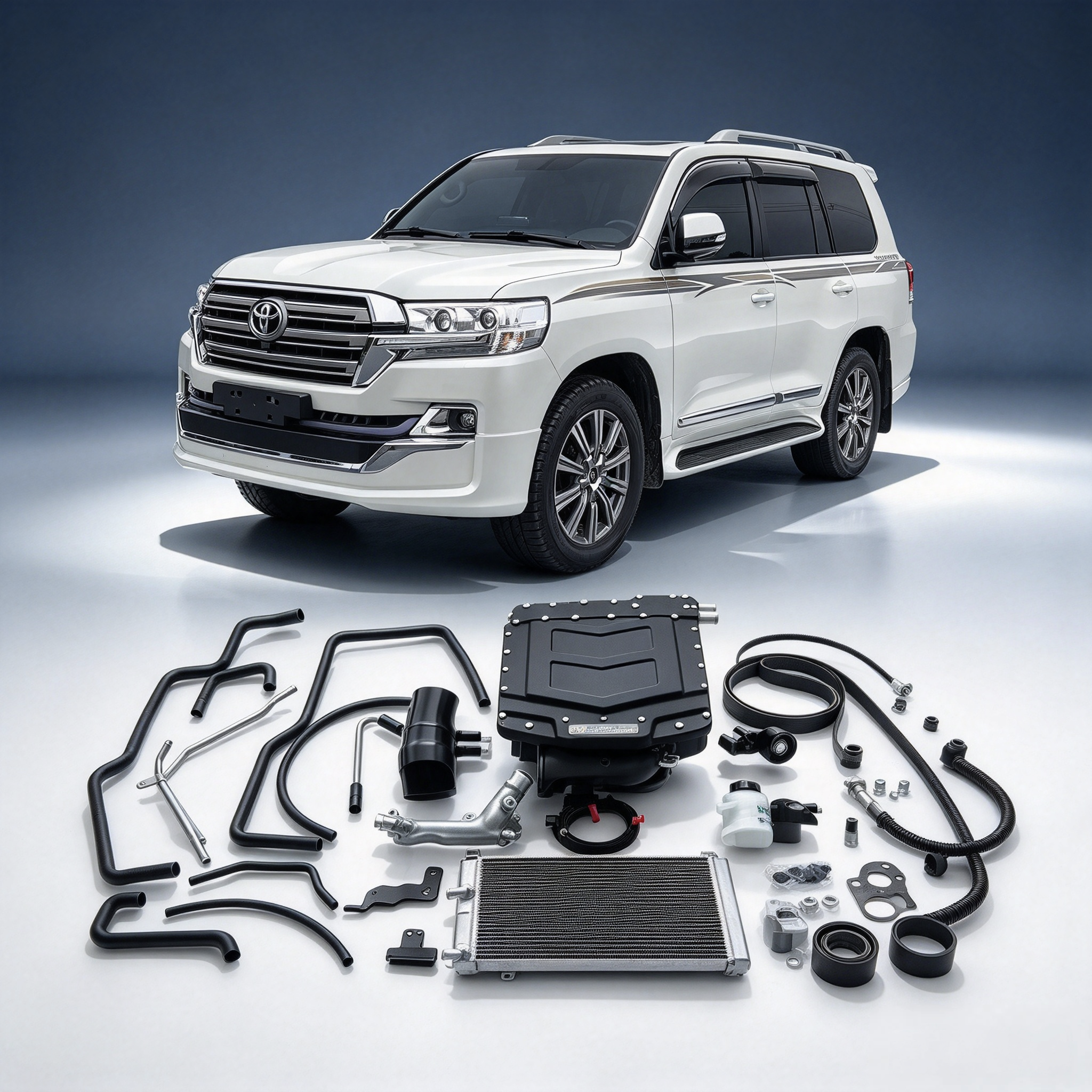Toyota Land Cruiser LC200 4.6L V8 / Lexus GX460 1UR-FE VT Supercharger Kit