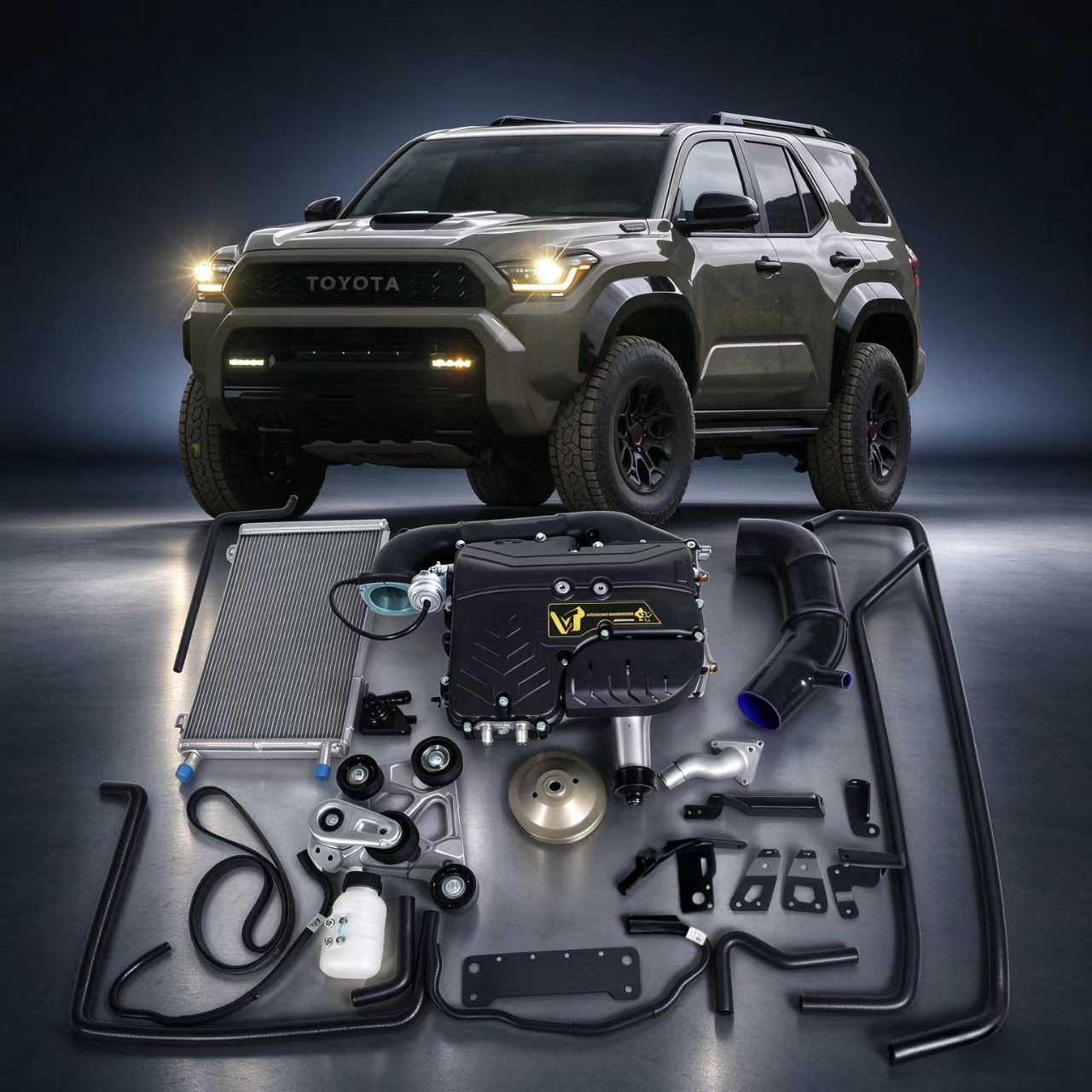 Toyota 4Runner 4.0L 1GR-FE VT TVS1320 Supercharger kit 4Runner Supercharger Kit
