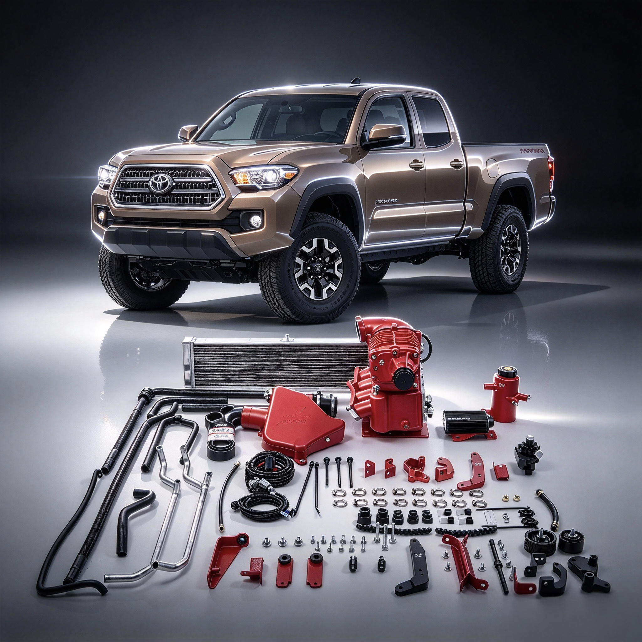 Toyota Tacoma 2.7L 2TR-FE VT Supercharger Kit
