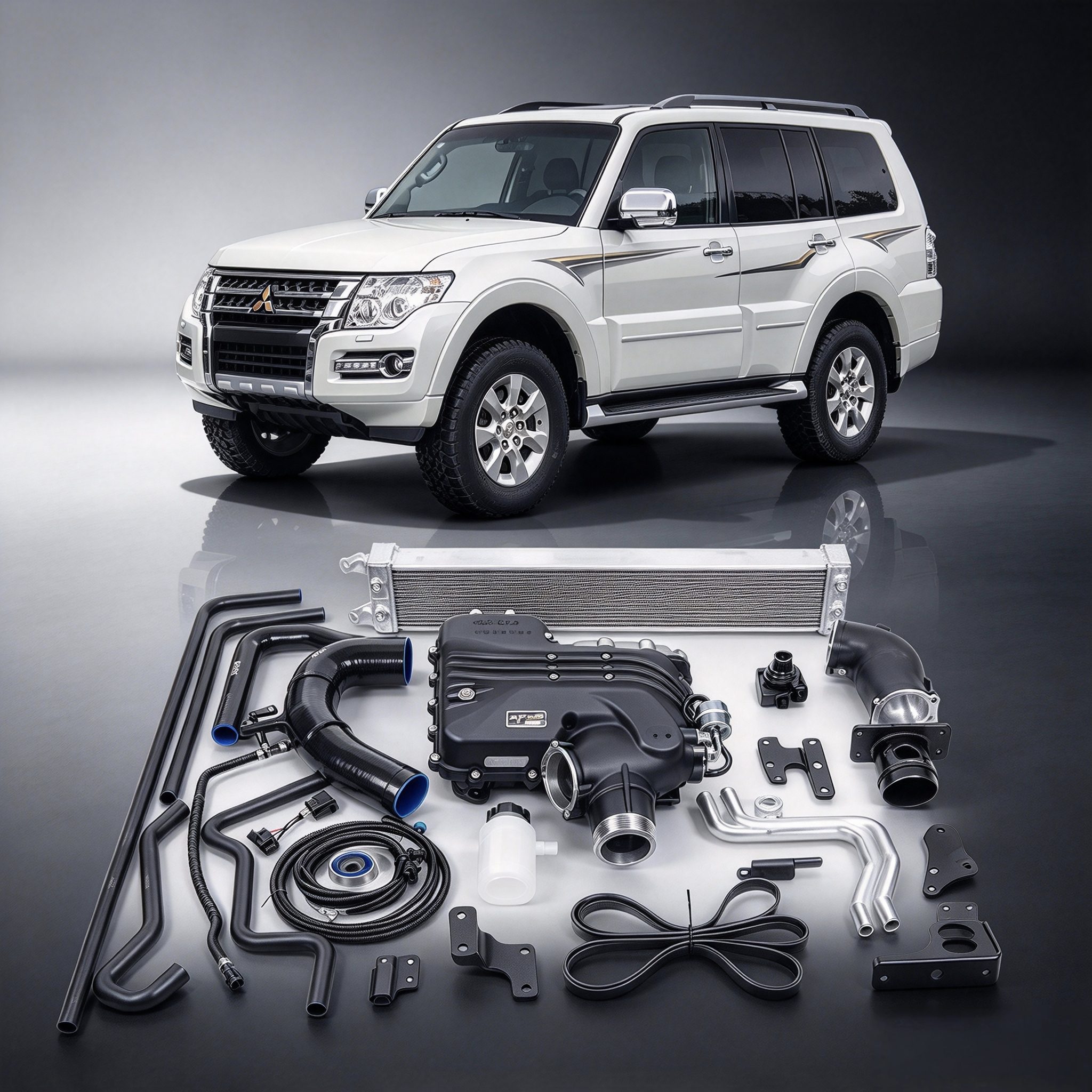 Mitsubishi Pajero V93 & V83 3.0L 6G72 VT Supercharger Kit
