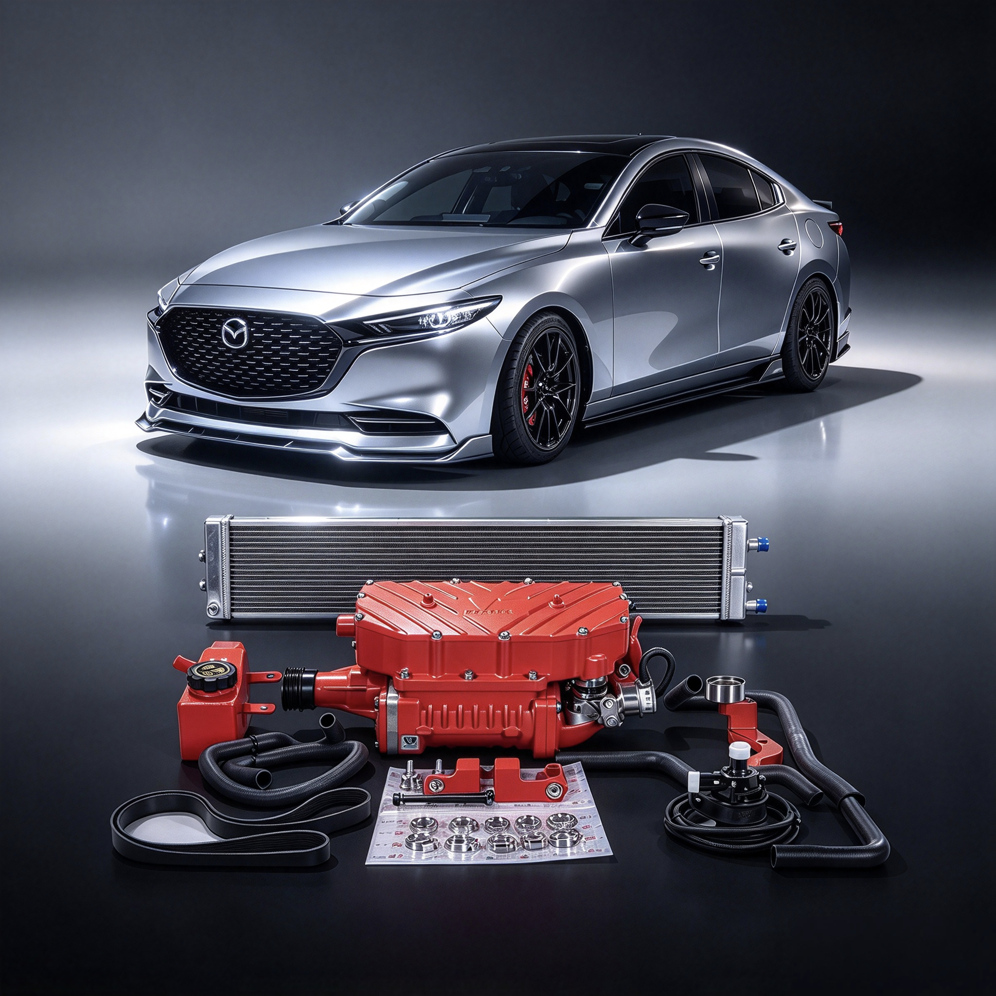Mazda 3 2.5L Skyactiv-G Supercharger Kit | VT Supercharger Kit