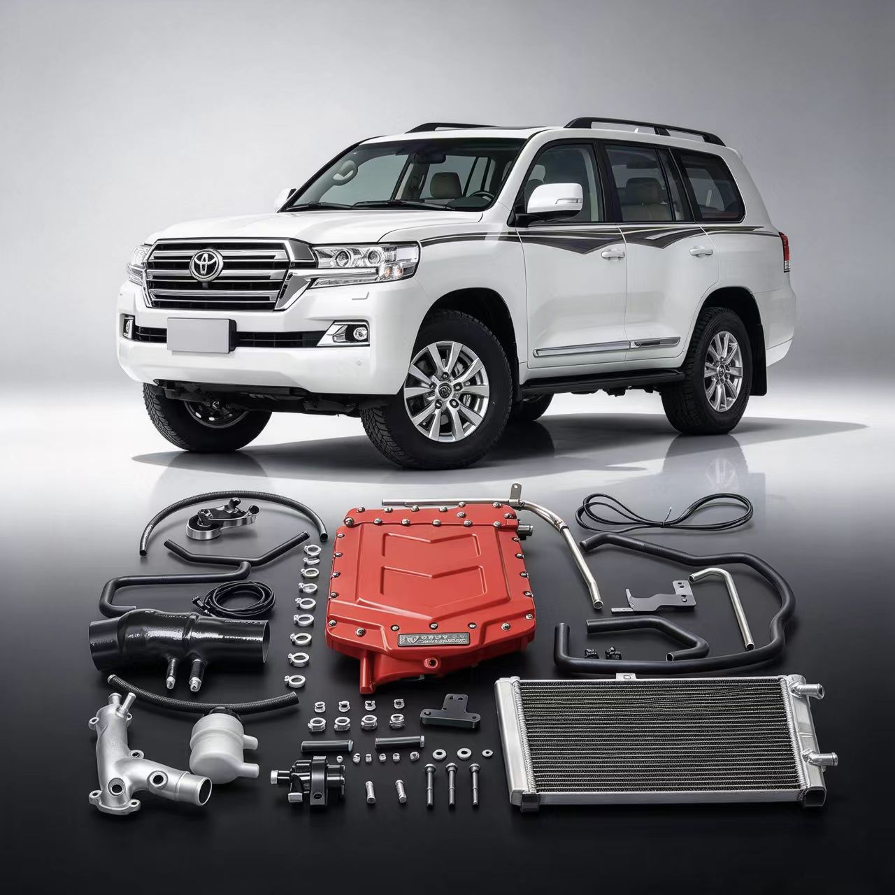 Toyota Land Cruiser 5.7L V8 Supercharger Kit (3UR-FE) | VT Supercharger