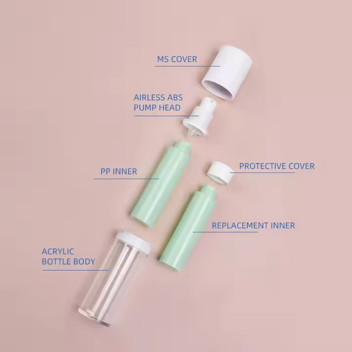 High quality cosmetic airless bottle