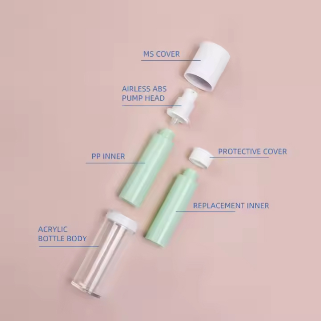 High quality cosmetic airless bottle