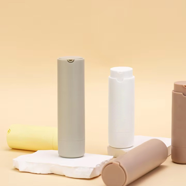 Cosmetic Replaceable airless pump sunscreen bottle