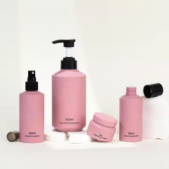 Luxury Green Shampoo and Conditioner Bottles