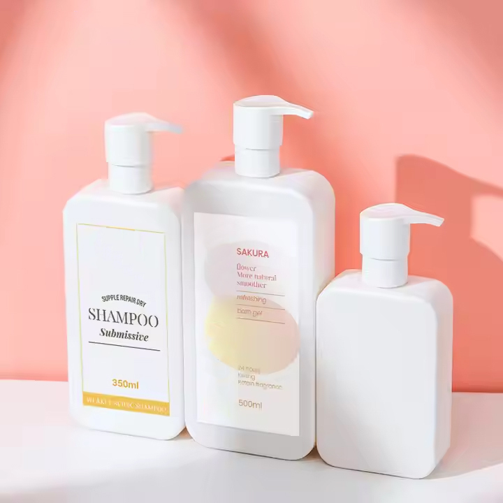 luxury 500ml plastic shampoo bottles