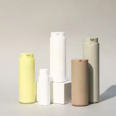 Cosmetic Replaceable airless pump sunscreen bottle
