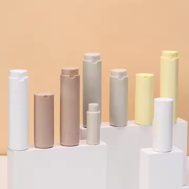 Cosmetic Replaceable airless pump sunscreen bottle