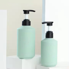 Luxury Green Shampoo and Conditioner Bottles