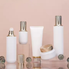 Cosmetic Packaging Set Glass Cream Lotion Bottle Set