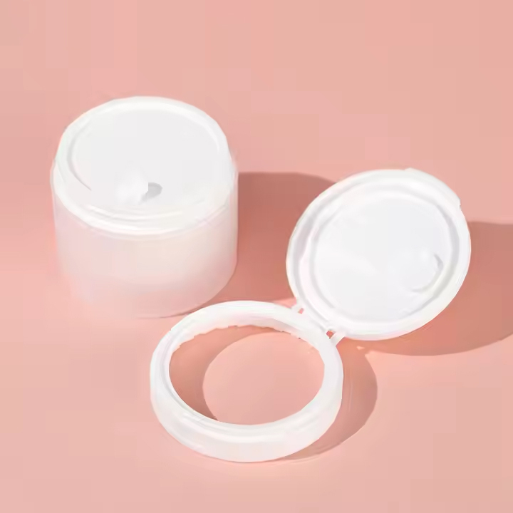 Empty Cream jar with Flip Top Cap for Remover Balm Cleaning Cream