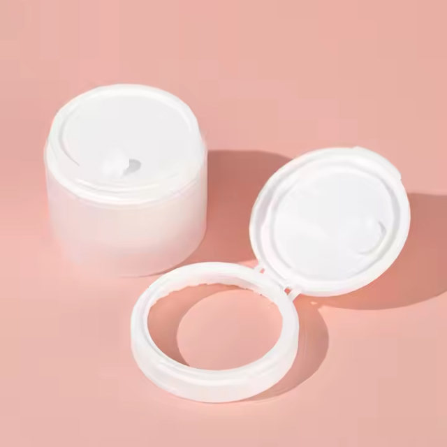 Empty Cream jar with Flip Top Cap for Remover Balm Cleaning Cream