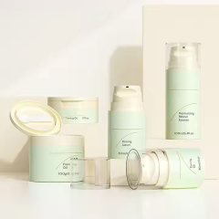 30ml 100ml PP Airless Pump Bottles Plastic White Face Cream Jar