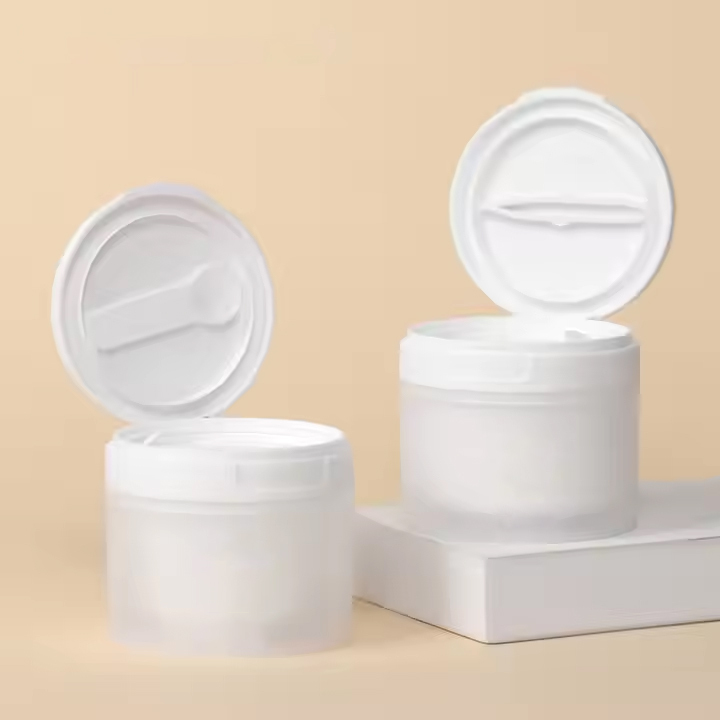 Luxury Cream Jar with Tweezer for Facial Scrub Toner Cotton Pads