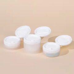 Empty Cream jar with Flip Top Cap for Remover Balm Cleaning Cream